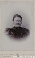 WV-Nr. 1003, Frauenportrait, um 1900, Fotografie, 6,2 cm x 10,2 cm, Privatbesitz