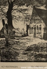 WV-Nr. 128, Wilhelmshaven, Alt-Rüstringen, 1900-1919, Lithorgraphie, 18 cm x 23,5 cm, Privatbesitz