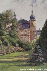 WV-Nr. 188, Oldenburg, Partie am Schloss, 1900-1910, Ölgemälde