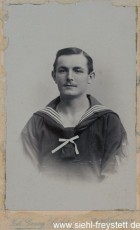 WV-Nr. 1040, Matrose, um 1900, Fotografie, 5,7 cm x 9 cm, Privatbesitz