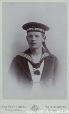 WV-Nr. 1060, Matrose, um 1900, Fotografie, 5,8 cm x 8,7 cm, Privatbesitz