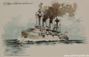 WV-Nr. 269, Unbekannter Ort, S.M. Kaiser Wilhelm der Grosse, um 1900, Lithographie, Besitz unbekannt