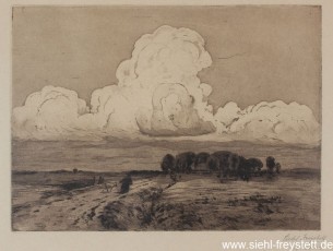 WV-Nr. 286, Unbekannter Ort, Bäuerin mit Ziege, 1900-1919, Radierung, 30 cm x 22 cm, Privatbesitz