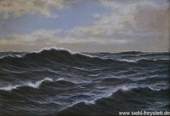 WV-Nr. 303, Offenes Meer, 1900-1919, Öl auf Leinwand, 69 cm x 49 cm, Privatbesitz - Kopie