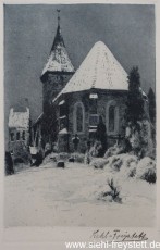 WV-Nr. 036, Rastede, St.-Ulrichs-Kirche, 1900-1919, Radierung, 15 cm x 218 cm, Privatbesitz