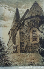 WV-Nr. 045, Wilhelmshaven, Kirche Neuende, 1900-1919, Lithographie, 14,5 cm x 22,5 cm, Privatbesitz