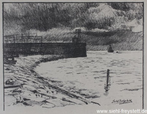 WV-Nr. 050, Wilhelmshaven, Molenkopf, 1900-1919, Lithographie, 29,5 x 23,5 cm, Privatbesitz