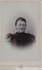 WV-Nr. 1003, Frauenportrait, um 1900, Fotografie, 6,2 cm x 10,2 cm, Privatbesitz