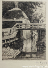 WV-Nr. 116, Aurich, Pingelhus, 1900-1919, Radierung, 15 cm x 20 cm, Privatbesitz