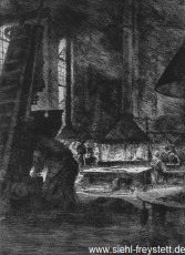 WV-Nr. 202, Wilhelmshaven, Werftschmiede, 1900-1919, Radierung