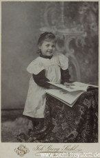 WV-Nr. 1043, Tochter Else Siehl, um 1900, Fotografie, 10 cm x 14,5 cm, Privatbesitz