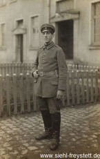 WV-Nr. 1046, Sohn Ernst Siehl, um 1917, Fotografie, 8,9 cm x 13,8 cm, Privatbesitz