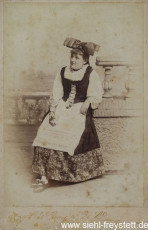 WV-Nr. 1055, Minna Clara Siehl, 1890-1900, Fotografie, 10 cm x 14,5 cm, Privatbesitz