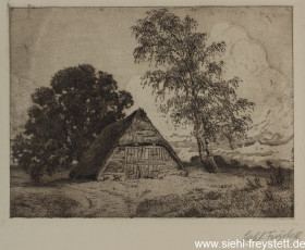 WV-Nr. 230, Unbekannter Ort, Schafkober, 1900-1919, Radierung, 19 cm x 14,3 cm, Privatbesitz