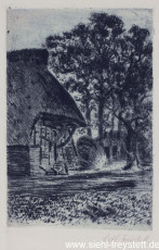 WV-Nr. 232, Aus dem Ammerland, 1900-1919, Radierung, 10 cm x 15.2 cm, Privatbesitz