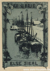 WV-Nr. 244, Exlibris Else Siehl, 1900-1919, Radierung, 6,5 cm x 9 cm, Privatbesitz