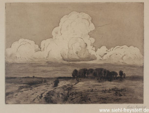 WV-Nr. 286, Unbekannter Ort, Bäuerin mit Ziege, 1900-1919, Radierung, 30 cm x 22 cm, Privatbesitz