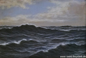WV-Nr. 303, Offenes Meer, 1900-1919, Öl auf Leinwand, 69 cm x 49 cm, Privatbesitz - Kopie