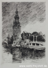 WV-Nr. 316, Amsterdam, Mundtoren, 1900-1919, Radierung, 20 cm x 27 cm, Privatbesitz