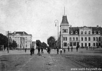 WV-Nr. 1087, Hof von Oldenburg am Alten Markt in Jever, 1895, Fotografie, Privatbesitz